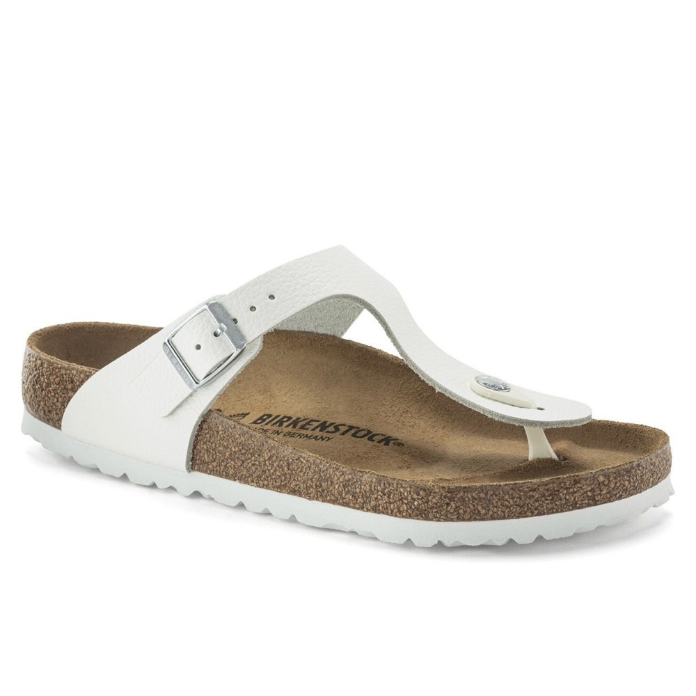 Birkenstock Gizeh White Thong Sandals - Size: 9